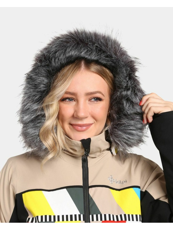 Kilpi Dámska lyžiarska bunda Kilpi CLAIR-W Beige