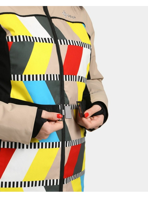 Kilpi Dámska lyžiarska bunda Kilpi CLAIR-W Beige