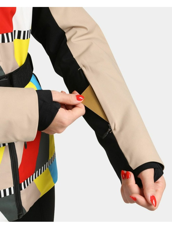 Kilpi Dámska lyžiarska bunda Kilpi CLAIR-W Beige