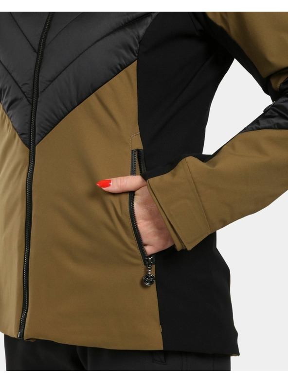 Kilpi Dámska lyžiarska bunda Kilpi LIN-W Khaki