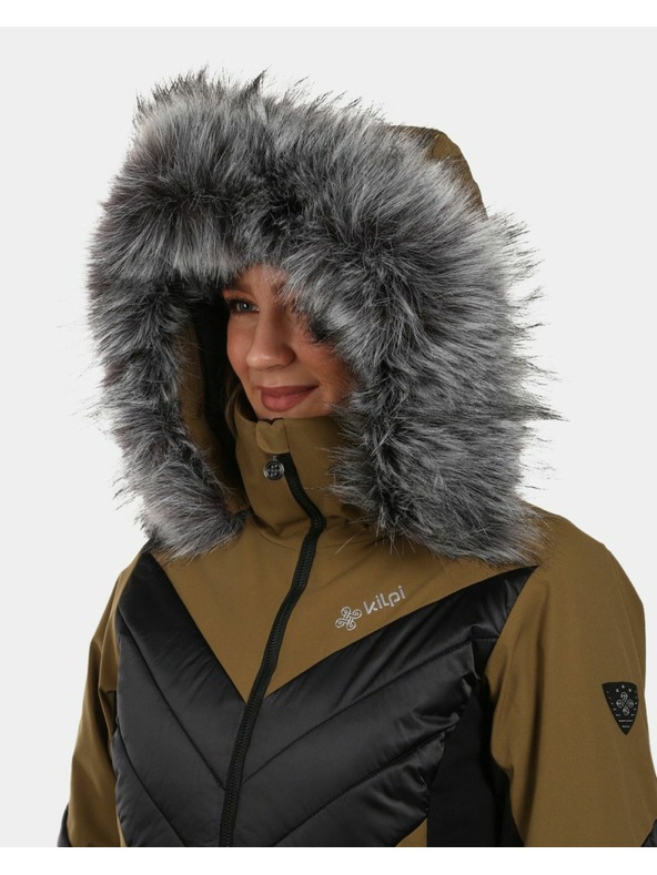 Kilpi Dámska lyžiarska bunda Kilpi LIN-W Khaki