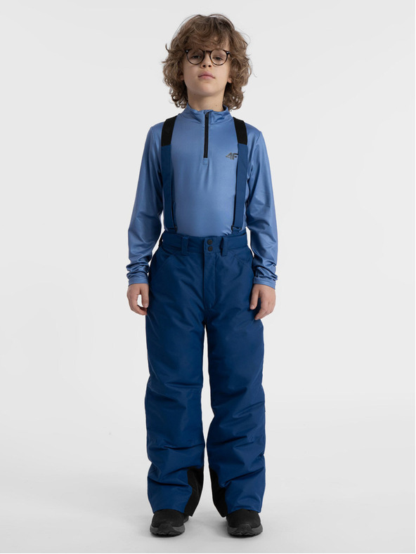 4F Chlapčenské lyžiarske nohavice