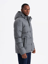 Ombre Clothing Pánska bunda s kapucňou Ombre Oblečenie