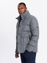 Ombre Clothing Pánska bunda s kapucňou Ombre Oblečenie