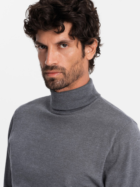 Ombre Clothing Pánsky pletený rolák Ombre Oblečenie