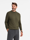 Ombre Clothing Pánsky pletený polovičný rolák s viskózou Ombre oblečenie