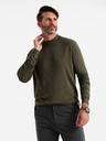 Ombre Clothing Pánsky pletený polovičný rolák s viskózou Ombre oblečenie