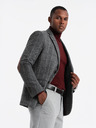 Ombre Clothing Elegantná pánska štruktúrovaná pletená bunda Ombre Clothing