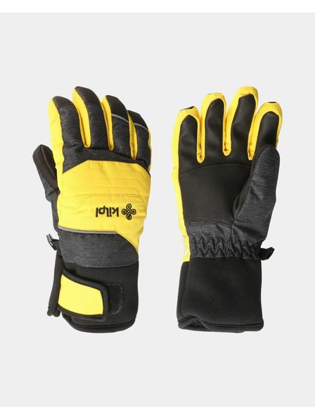 Kilpi Detské prstové lyžiarske rukavice Kilpi SKIMI-J Yellow