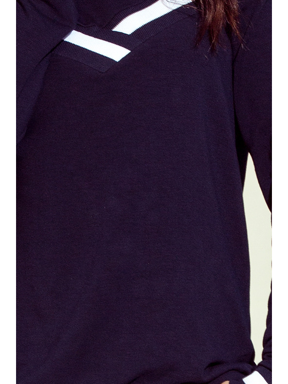 numoco Tmavomodrá dámska mikina Numoco