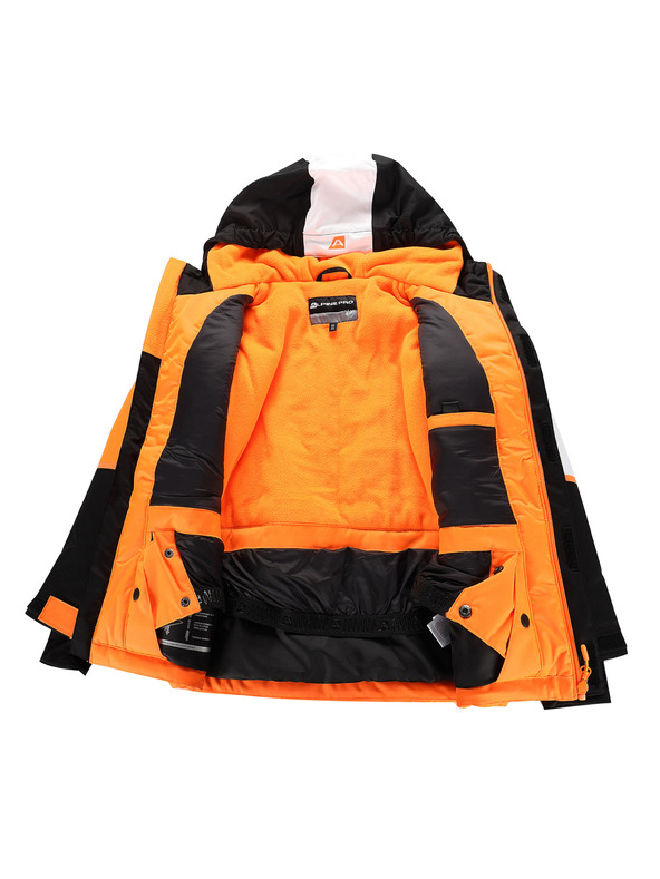 ALPINE PRO Detská lyžiarska bunda s membránou ptx snow ALPINE PRO DEARO neon shocking orange