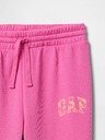 GAP Detské tepláky fleece logo army GAP