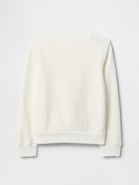 GAP Detská mikina s logom a fleece GAP