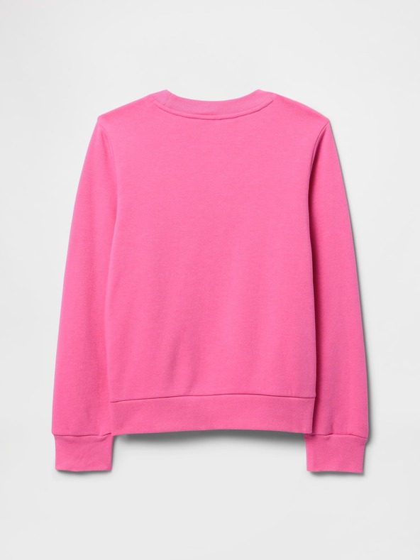 GAP Detská mikina s logom a fleece GAP