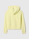 GAP Detská mikina s logom a fleece GAP