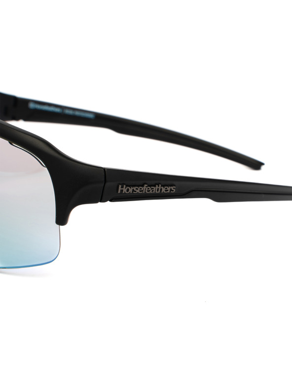 Horsefeathers Fotochromatické slnečné okuliare Recoil - matná čierna/zrkadlovo zelená HORSEFEATHERS