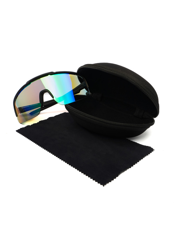 Horsefeathers Fotochromatické slnečné okuliare Recoil - matná čierna/zrkadlovo zelená HORSEFEATHERS