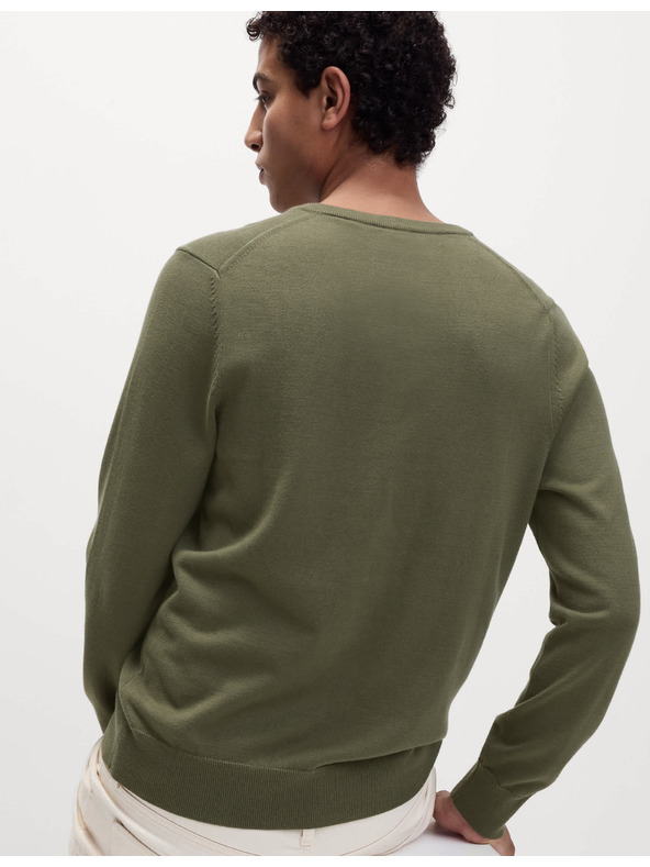 Marks & Spencer Čisto bavlnený sveter s výstrihom do V Marks & Spencer