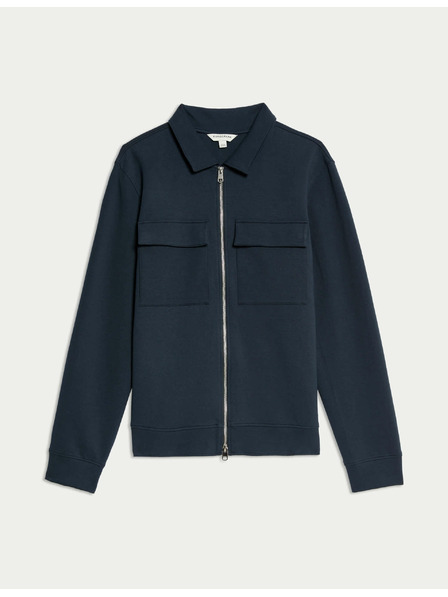 Marks & Spencer Sako s vysokým podielom bavlny Marks & Spencer námorná modrá