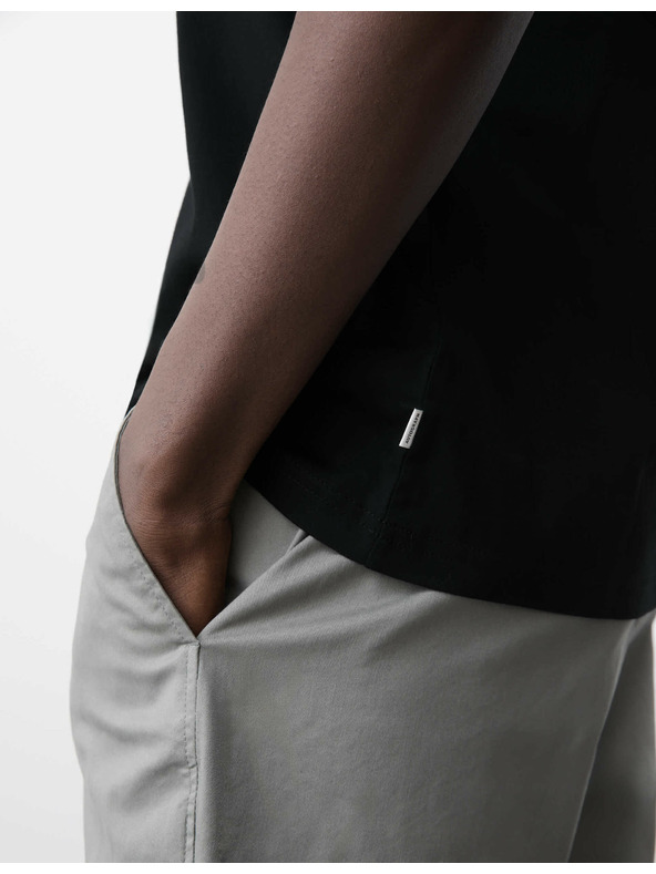 Marks & Spencer Tielkový top z čistej bavlny Supima® s výstrihom ku krku Marks & Spencer čierna