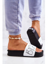 BIG STAR SHOES Dámske papuče Big Star čierno-biele