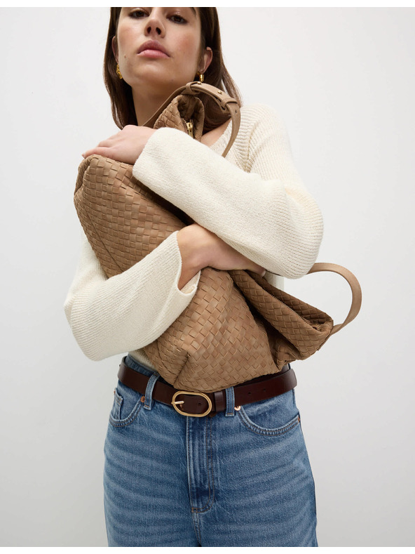 Marks & Spencer Džínsy so širokými nohavicami v skrátenej dĺžke Marks & Spencer námorná modrá