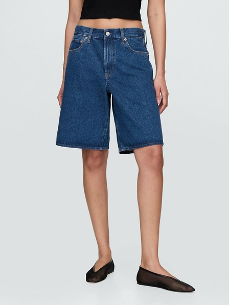 GAP Džínsové kraťasy Mid Rise Longline GAP