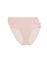 Marks & Spencer Vysoko strihované nohavičky Body Soft™, sada 3 ks Marks & Spencer ružová