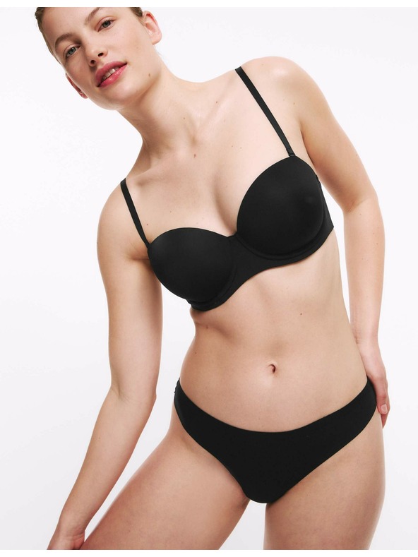 Marks & Spencer Tanga bez viditeľných lemov, sada 3 ks Marks & Spencer čierna