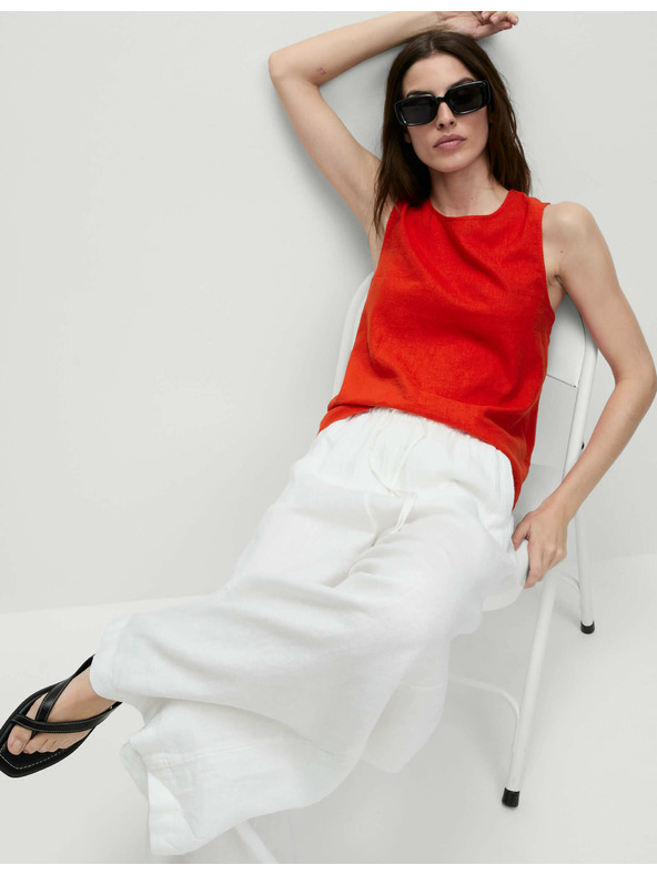 Marks & Spencer Tielko s prekrížením vzadu a vysokým podielom ľanu Marks & Spencer