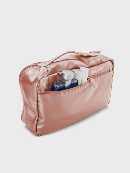 Heys Heys Metallic Packing Cube 5ks sada piatich cestovných tašiek v staroružovej farbe