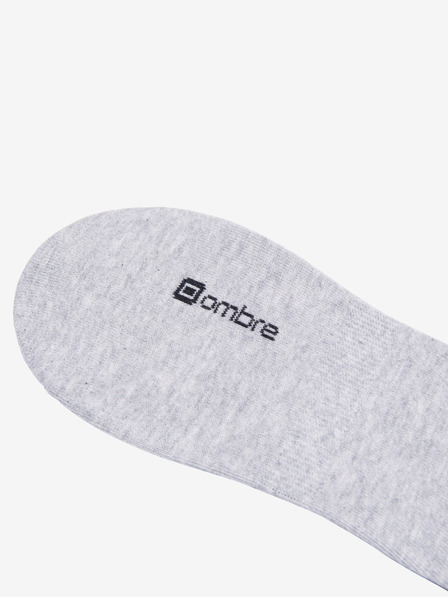 Ombre Clothing Farebná sada štyroch párov pánskych ponožiek Ombre Clothing