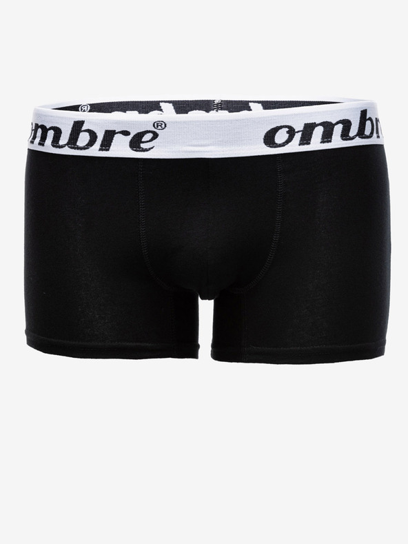 Ombre Clothing Čierne pánske boxerky - 3 balenia Ombre Clothing U159