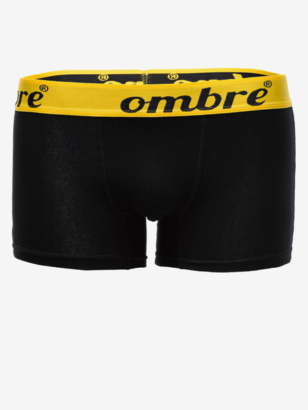Ombre Clothing Čierne pánske boxerky - 7 pack Ombre Clothing U157