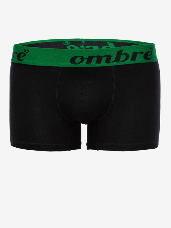 Ombre Clothing Čierne pánske boxerky - 7 pack Ombre Clothing U157