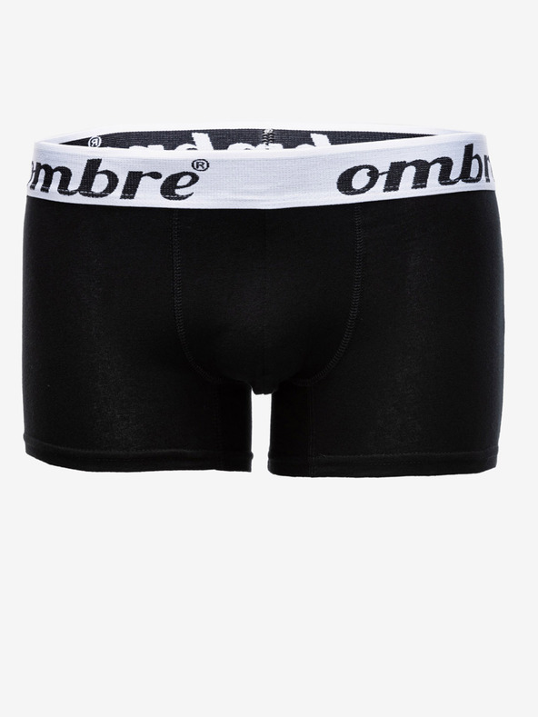 Ombre Clothing Čierne pánske boxerky - 7 pack Ombre Clothing U157