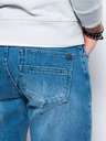 Ombre Clothing Modré pánske džínsové nohavice Ombre Oblečenie P1028