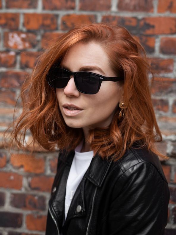 VEYREY VeyRey Slnečné okuliare polarizované Nerd Rudolf čierne