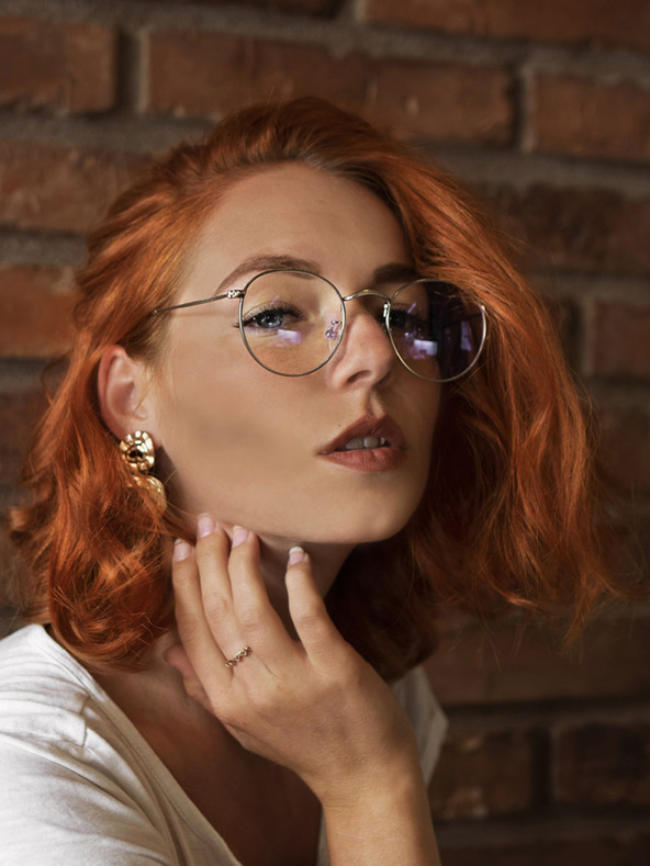 VEYREY VeyRey Okuliare blokujúce modré svetlo Ovál Dilton Silver