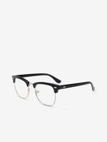 VEYREY VeyRey Blue Light Blocking Glasses Semi-Framed Gadson Black