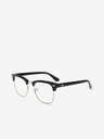 VEYREY VeyRey Blue Light Blocking Glasses Semi-Framed Gadson Black