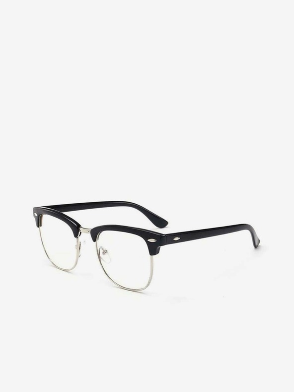VEYREY VeyRey Blue Light Blocking Glasses Semi-Framed Gadson Black