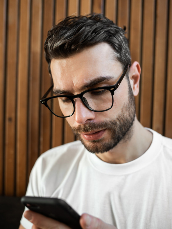 VEYREY VeyRey Okuliare blokujúce modré svetlo Square Yngve Black