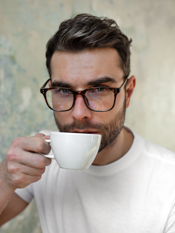 VEYREY VeyRey Okuliare blokujúce modré svetlo Square Evelin Brown