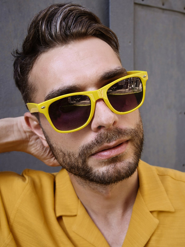 VEYREY VeyRey slnečné okuliare Nerd Yellow