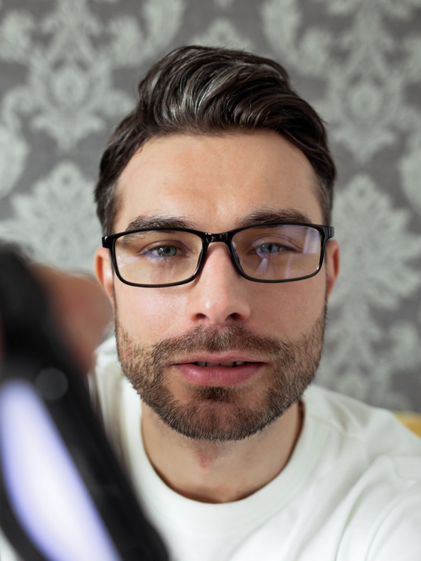 VEYREY VeyRey Computer Square Rafael čierne slnečné okuliare