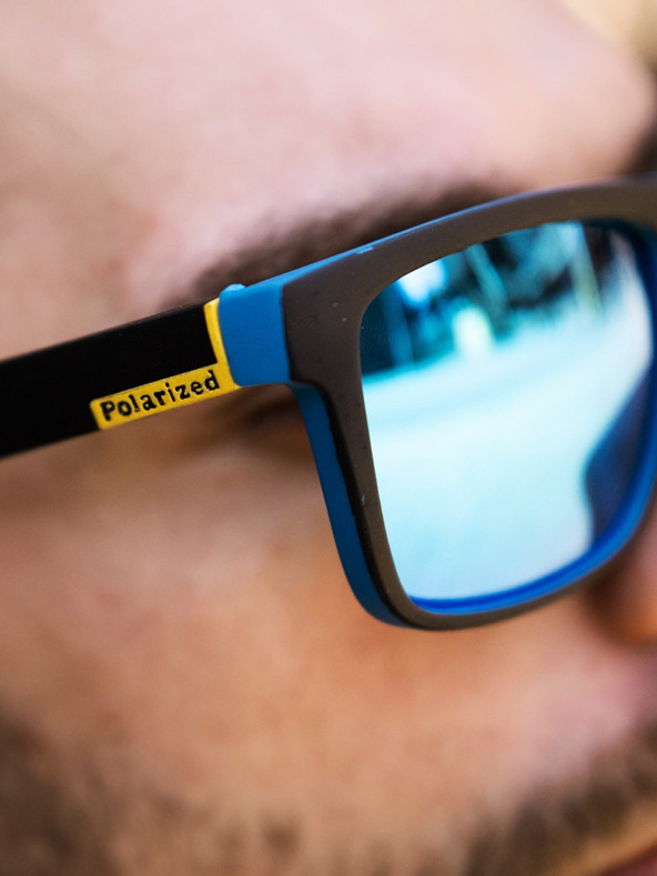 VEYREY VeyRey Polarizačné slnečné okuliare Nerd Robert Blue