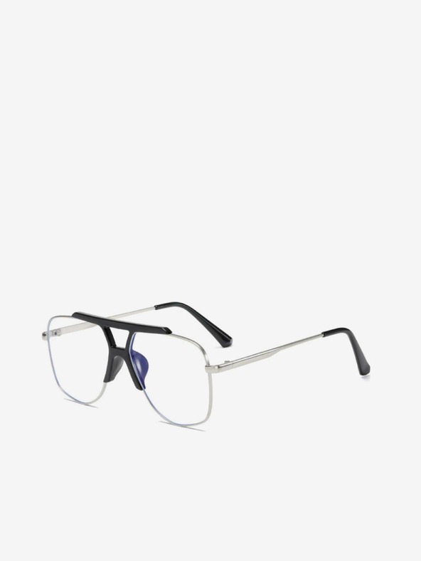 VEYREY VeyRey Asa strieborné modré slnečné okuliare blokujúce svetlo