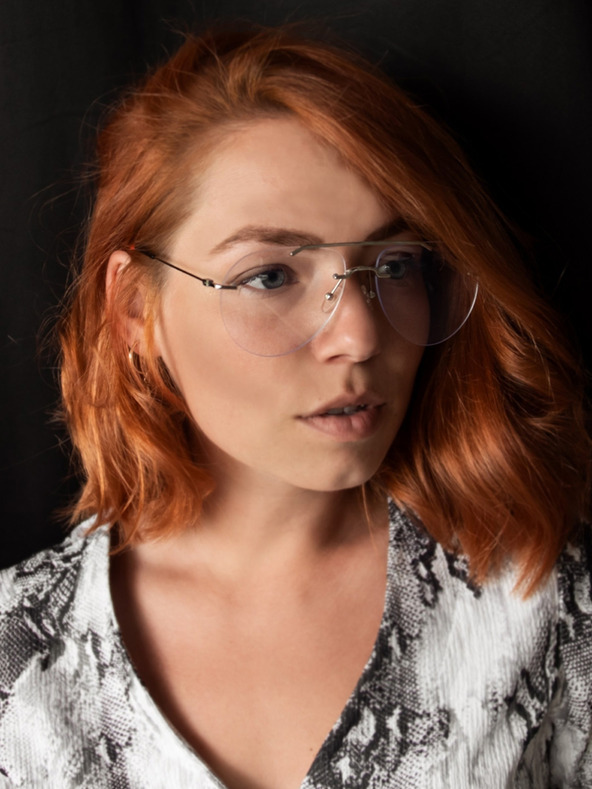 VEYREY Čierne VeyRey Dag Okuliare blokujúce modré svetlo