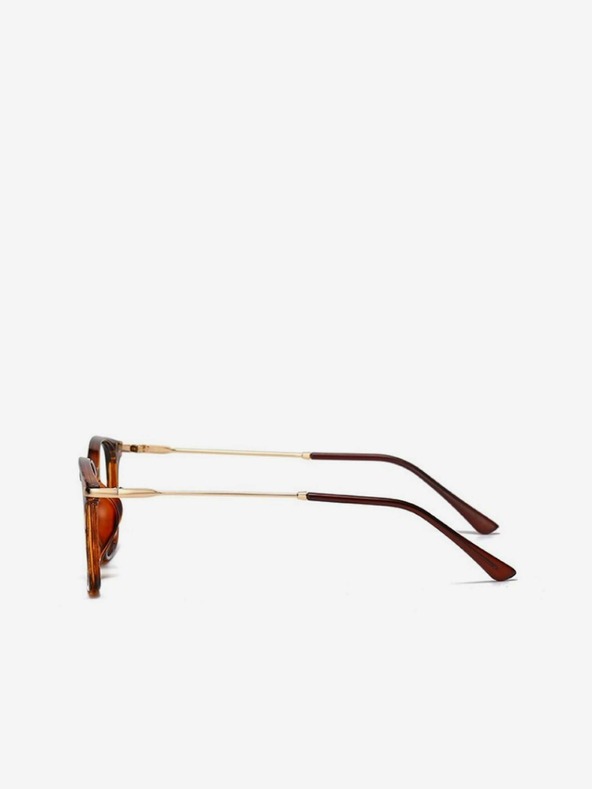 VEYREY VeyRey Okuliare blokujúce modré svetlo štvorcové Orvar hnedé